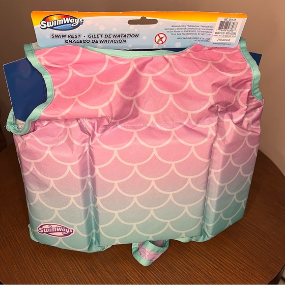 SwimWays Child Swim Vest Mermaid Ages 2-4 years Step 2 Brand New - Picture 2 of 4
